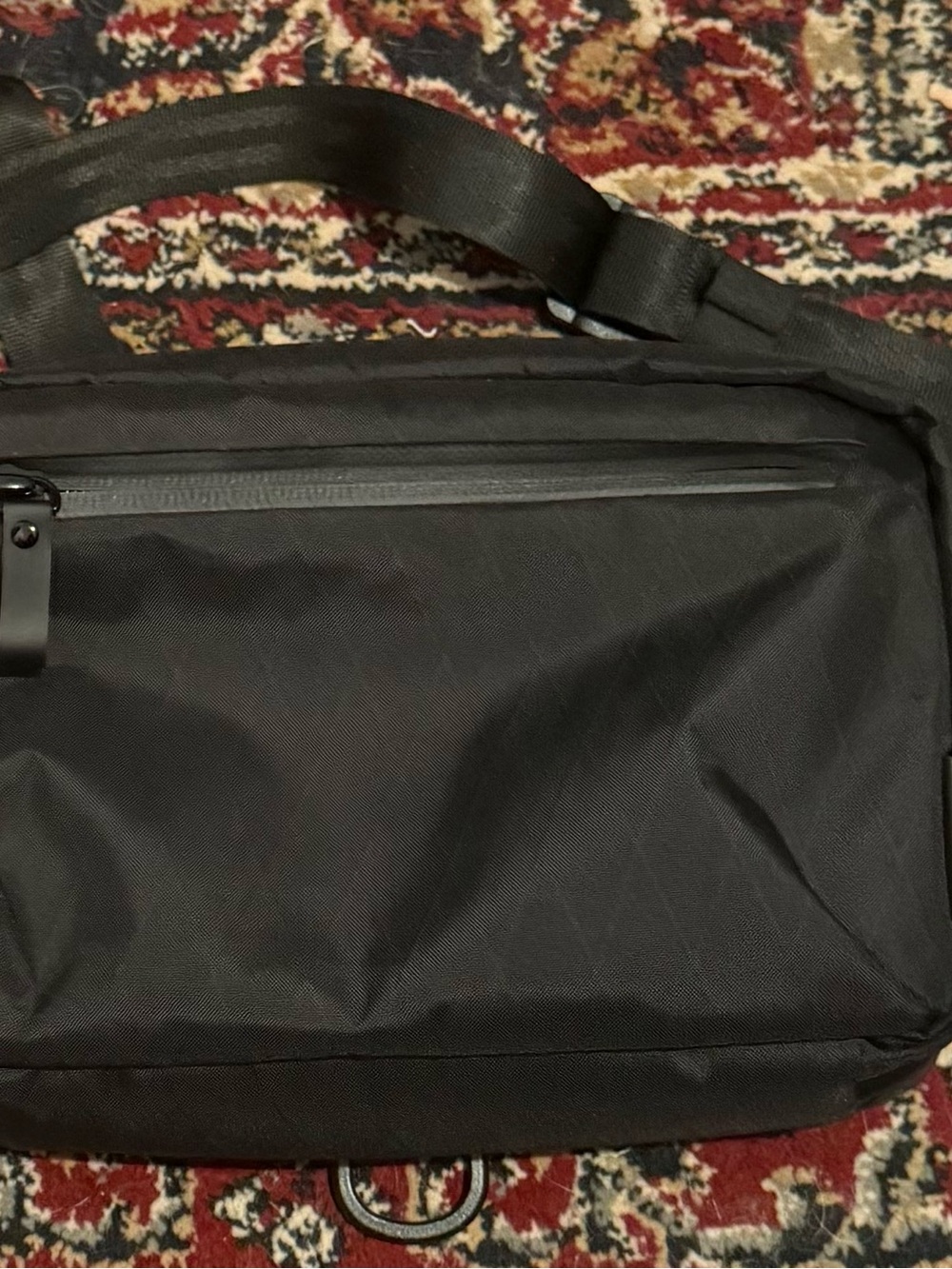 Alpaka Black Men's Belt Bag with Adjustable Strap